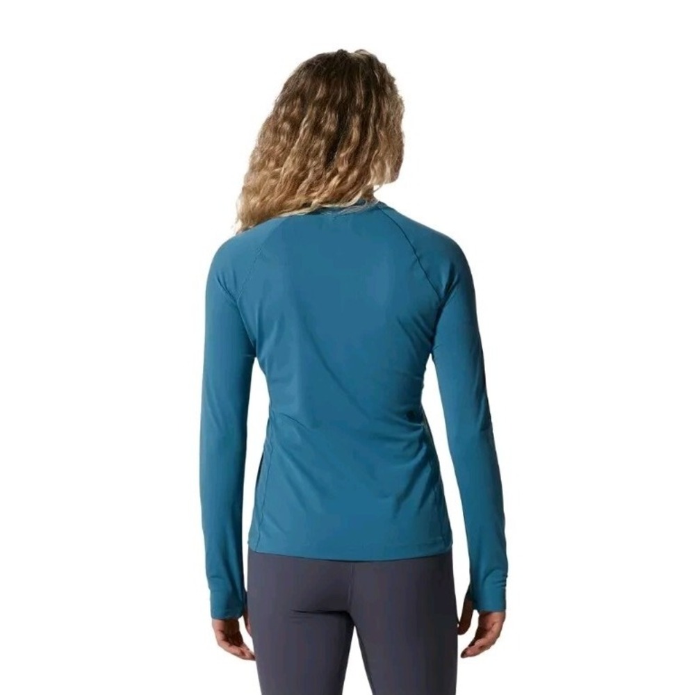 Mountain Hardwear Stretch Long Sleeve Crew Neck Shirt Womens XL NEW Blue‎